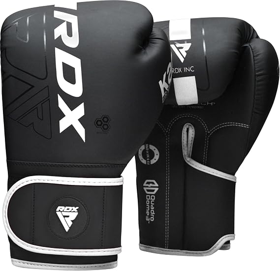 RDX Boxing Gloves, Pro Training Sparring, Maya Hide Leather, Muay Thai MMA Kickboxing, Men Women Adult Kids, Heavy Punching Bag Mitts Pads Workout, Ventilated Palm Multi Layered 4 6 8 10 12 14 16 18Oz