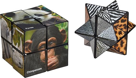 THE AMAZING TWIN CUBE Animal Cube Game Puzzle