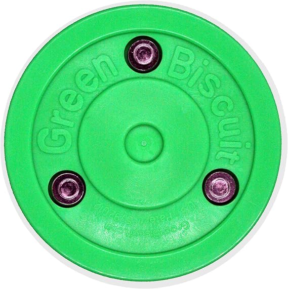 Green Biscuit Pro - Ice and Inline Hockey Training Puck