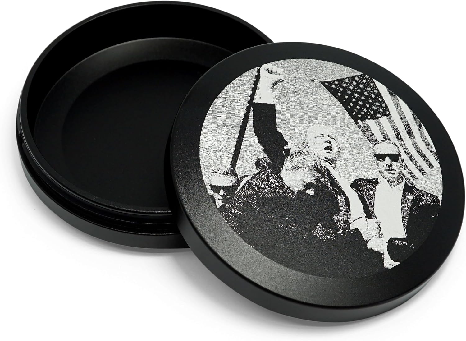 Metal Can Compatible with Zyn | Zyn Tin | Metal Container | Fist-Pump Engraved | Slim EDC Pocket Storage | Airtight & Moisture-Resistant | Pill Case | Laser Engraved | Father’s Day Gift for Dad