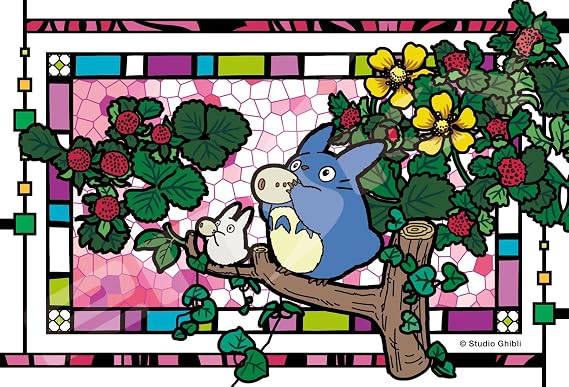 Ensky 126-AC63 126 Piece Jigsaw Puzzle My Neighbor Totoro Blowing Ocarina Art Crystal Jigsaw Puzzle 10x14.7cm