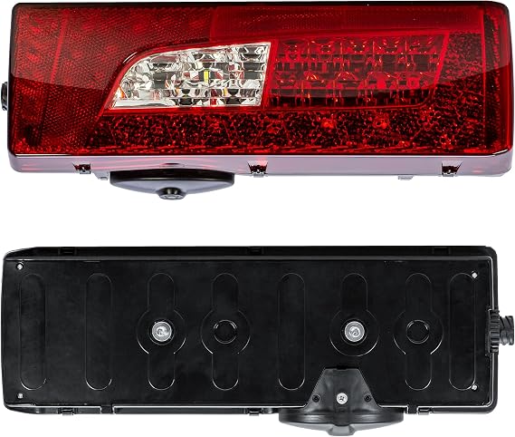 LONGLING Driver Right Side Full LED Tail Light Rear Lamp 24V with Reverse Buzzer Alarm for Scania Truck P G R S L Series
