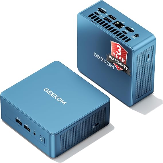 GEEKOM IT12 Mini PC、Intel i3-12300HEBeats 12450H、16GB RAM/512GB SSD