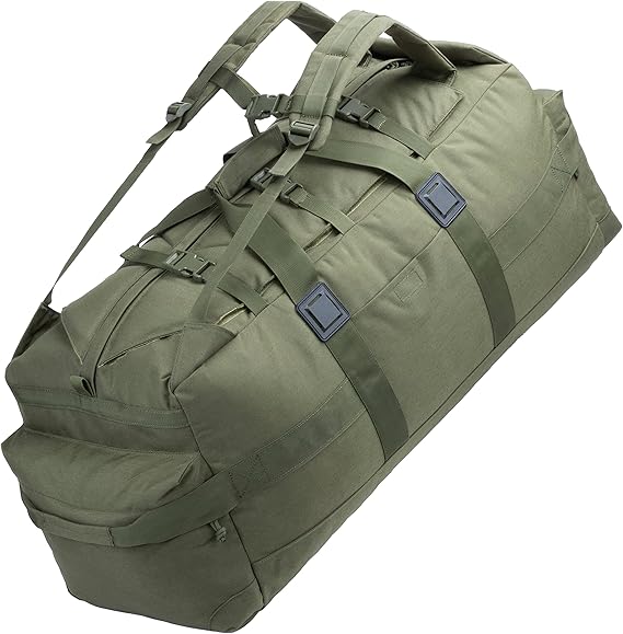 Large Military Duffle Bag Backpack Tactical Field Gear Equipment Duffel Bag Army Deployment Bag 85L