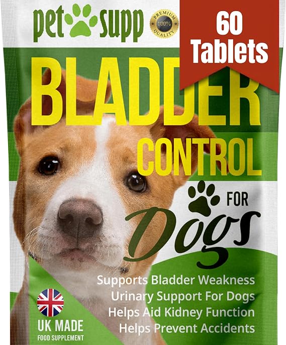 Bladder Control Tablets for Dogs | Urinary & Bladder Support | 60 Tablets