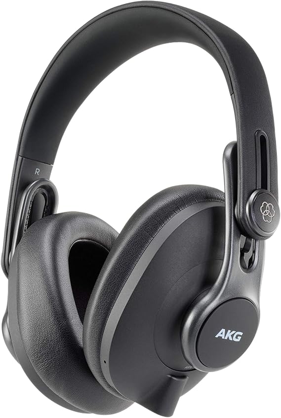 AKG K371BT Kulaküstü Katlanabilir Stüdyo Kulaklığı, Siyah, Standart