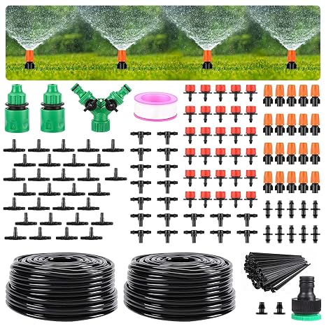 Drip Irrigation System,98ft/30m Automatic Watering Kit for Garden