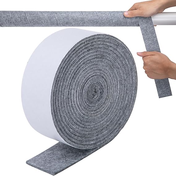 16.4Ftx2.4inch Pipe Wrap Insulation Tape - Pipe Insulation Lagging Wrap