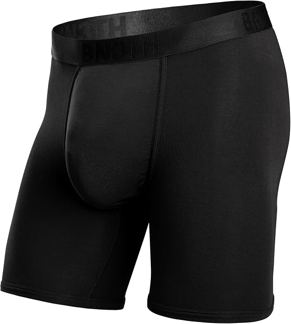 BN3TH Men's Classic Icon 3-D Pouch Boxer Briefs, Anti-Chafe, No-Roll Waistband, Comfort, Everyday Underwear, 6.5" Inseam