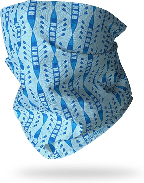 Ruffnek ROWING BOATS Multi Scarf Neckwarmer/Neck Gaiter Snood - Gift for Rowers - Men, Women - One Size