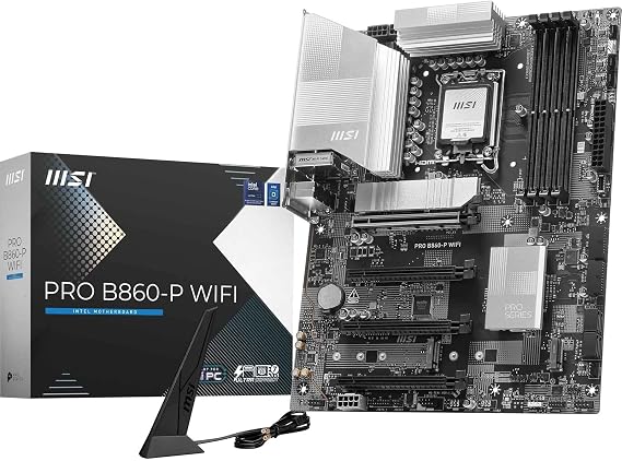 MSI MB PRO B860-P WIFI SOKET 1851 DDR5 8600MHZ(OC) 3xM.2 1x TB4 HDMI DISPLAY 5G LAN WIFI 7 ATX