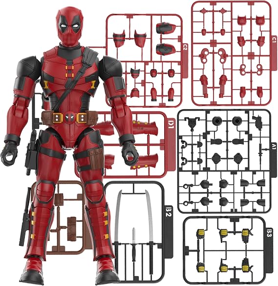 Blokees - Marvel Deadpool ve Wolverine - Şampiyon Sınıfı - 04: Deadpool Model Kiti