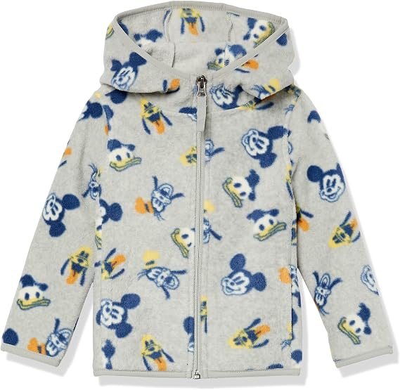 Amazon Essentials Disney | Marvel | Star Wars | Princess Girls' Polar Fleece Full-Zip Hoodie Jackets