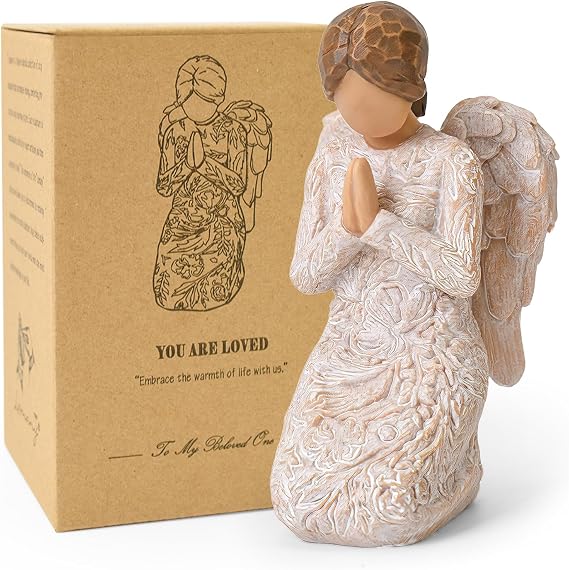 Christening Gifts for Girls, Baptism Gift, Praying Angel Figurines
