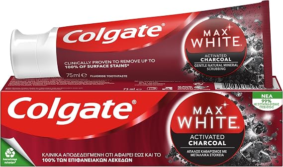 COLGATE 75ml TP Max White, Charcoal