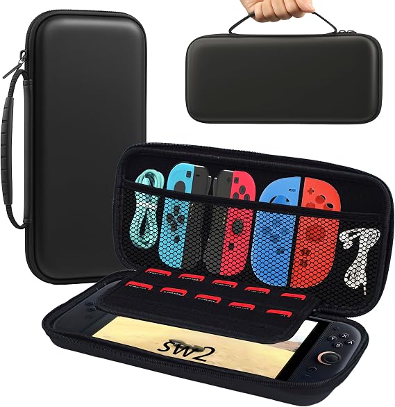 Switch 2 収納ケース キャリングケース 保護バッグ 大容量 持ち運び便利 旅行・外出対応 耐衝撃 防塵 撥水 ナイロン素材 ソフトライニング付き ゲームカード10枚収納 ゴムバンド固定 小物収納スペース付き 周辺機器整理 多機能収納ポーチ 任天堂スイッチ2専用 スタイリッシュデザイン 通勤・通学にも便利 プレゼントにも最適 男女兼用 ゲームアクセサリー対応ポーチ