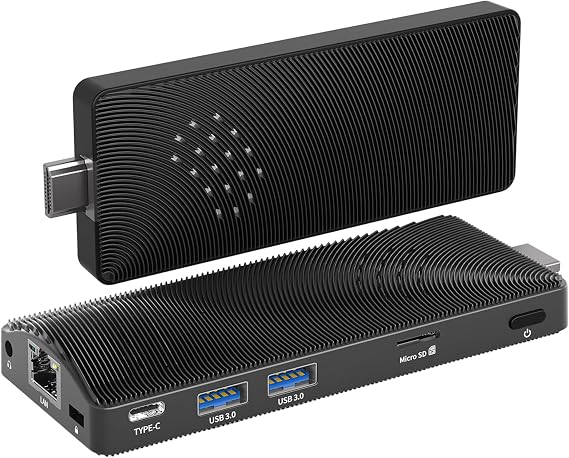 Mini PC Stick with Intel Celeron J3455|Fanless Computer