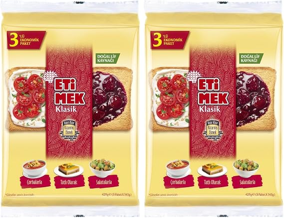 Etimek Klasik Kızarmış Ekmek 3 x 143 g (2 paketi)