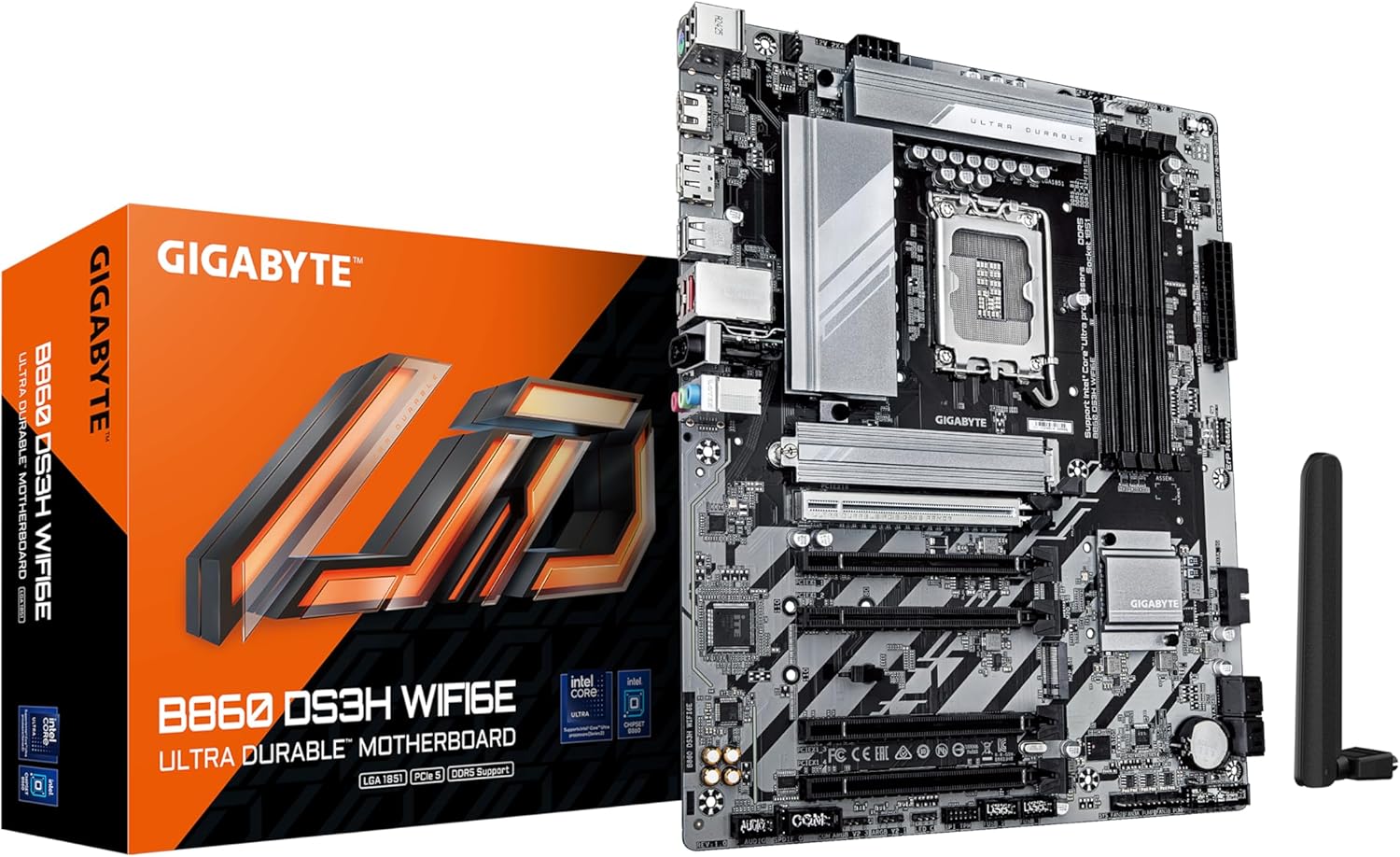 GIGABYTE B860 DS3H WIFI6E Intel LGA1851 ATX ULTRA DURABLE Motherboard