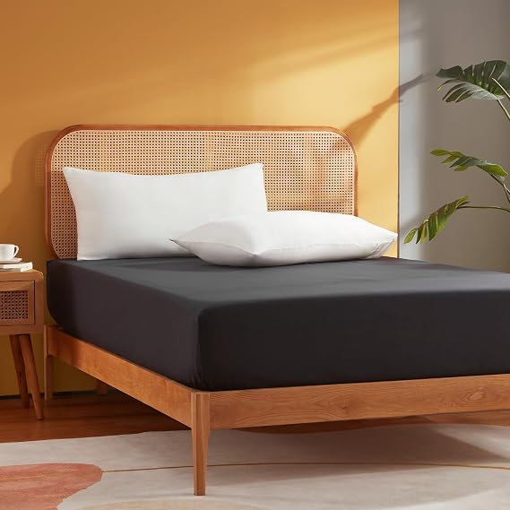 Sonive Fitted Sheet 90 x 200 cm 30 cm Deep Pocket Oeko-Tex
