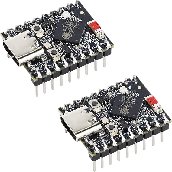 ESP32-S3 スーパーミニDevボード ESP32-S3FH4R2 Bluetooth 5、2パックプリはんだ付け。