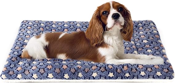 MORA PETS Cat Bed 24 Inch Reversible Pet Mat for Cats & Small Dogs