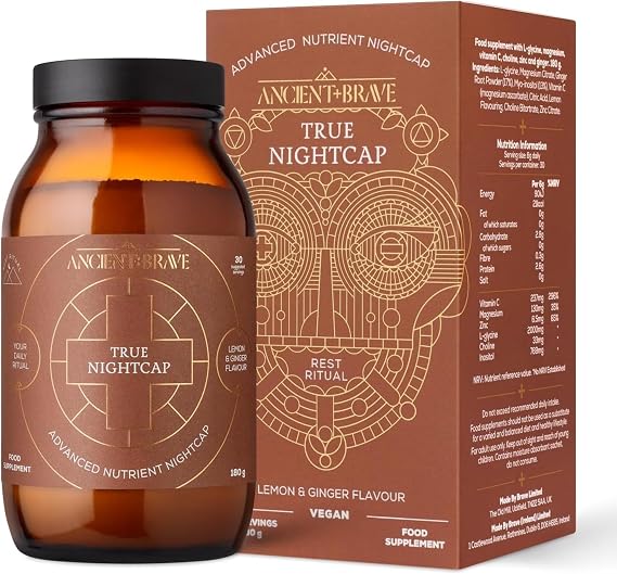 Ancient + Brave True Nightcap Powder 180g | 30 Servings | Vitamin C & Zinc