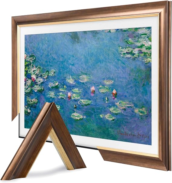 TV Guard Frame TV Bezel, Compatible With Samsung The Frame TV, 55 Inch, Modern Bronze, Suitable for Wall Mounted Televisions