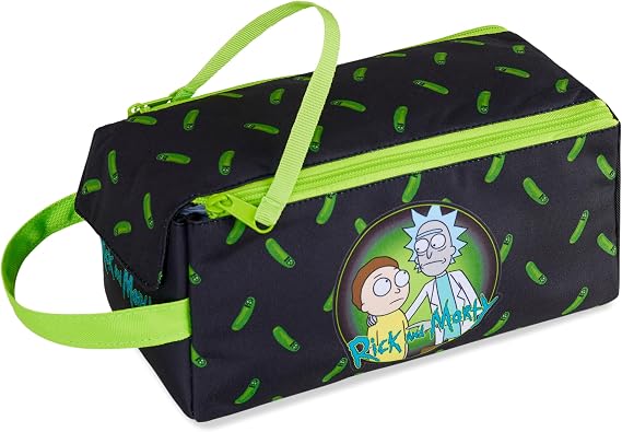 Rick And Morty リックアンドモーティー トイレタリーバッグ メンズ ティーンエイジャー - ウォッシュバッグ 旅行用洗面用具バッグ グルーミング トラベルジム - 彼へのギフト