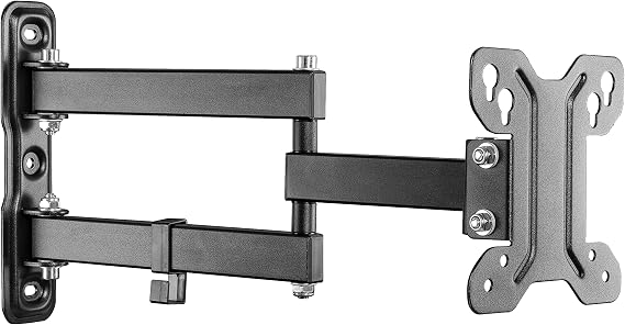 TV Wall Bracket for Most 13-27 inch Screens, Full Motion TV Wall Bracket Mount Compatible with TeeView TV25QFT-UK Full HD Smart LED