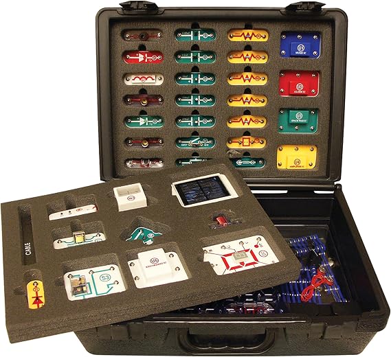 Snap Circuits Extreme SC-750R 電子機器探索キット + 学生トレーニングプログラム 学生学習ガイド付き | STEMカリキュラムに最適