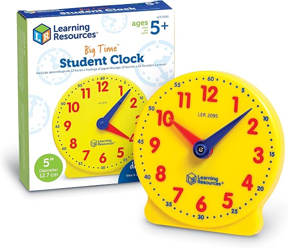 Learning Resources Big Time Student Learning Clock