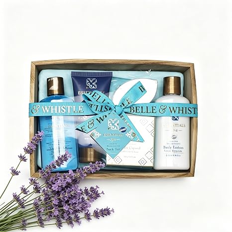 GLOSS! Beauty Set for Women Gift Box for Women Aloe Vera & Peppermint Beauty Care and Wellness Basket Original Gift for Wife Birthday Mother's Day Christmas Gifts