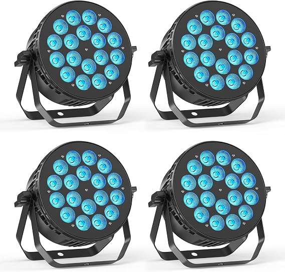 180 W RGBW LED Par Light, 4PC Aluminum LED Stage Light with DMX512