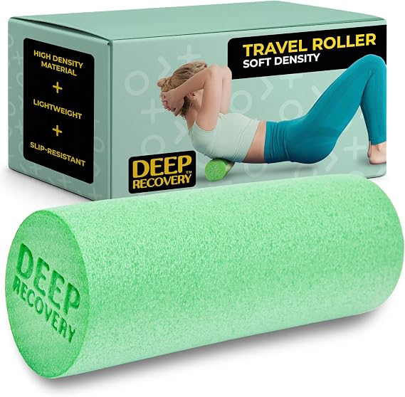 Travel Size Foam Roller High Density EPE Green