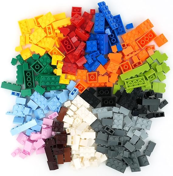 300Pcs Classic Creative Building Bricks, Bulk Basic Blocks for Beginner