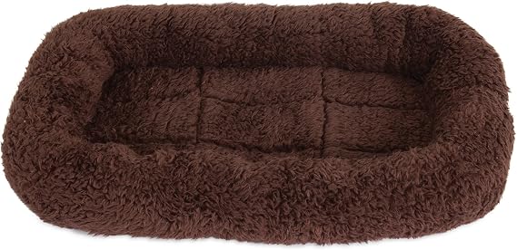 Petmate Bolster Crate Mat, Brown, for 19" Crates