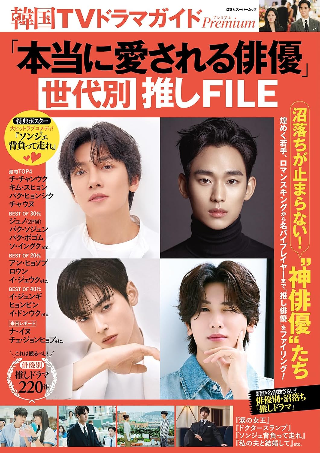 Korean TV Drama Guide Premium “Truely Loved Actors” Generation Recommendation FILE Futabasha Supermook Mook – July 22, 2024