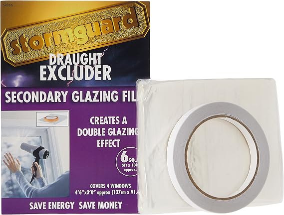 Stormguard 11SR0666SQM 6Sq m Secondary Glazing Window Insulation Film