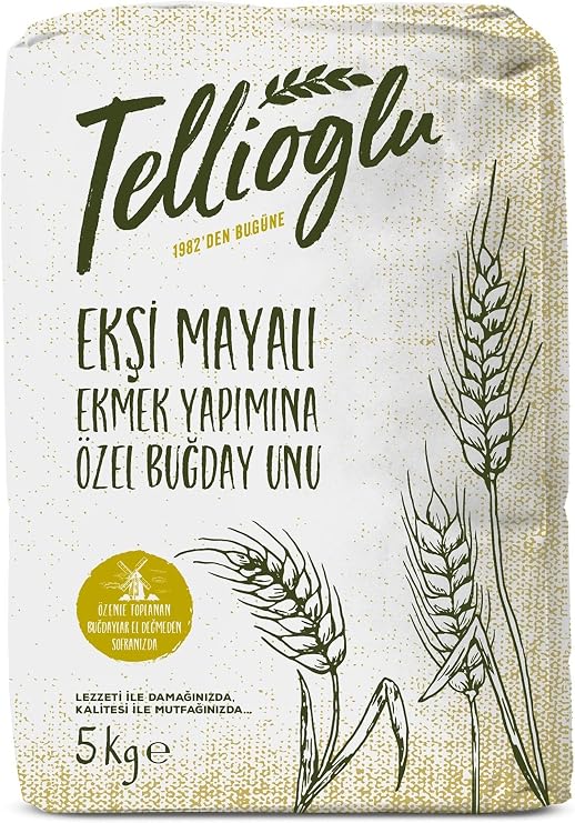 Tellioğlu Ekşi Mayalı Ekmek Yapımına Özel Buğday Unu 5 Kg