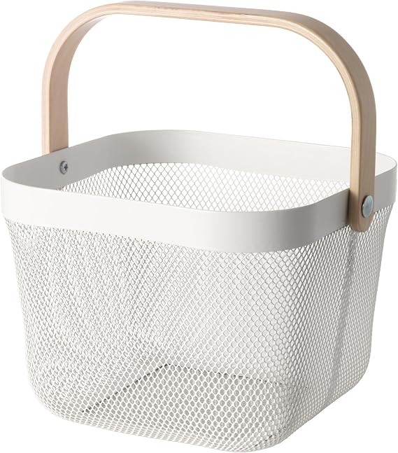 IKEA/IKEA RISATORP Basket, Alloy Steel, White