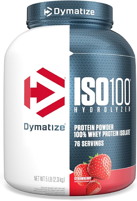 ISO 100 - Strawberry - 5 lb by Dymatize