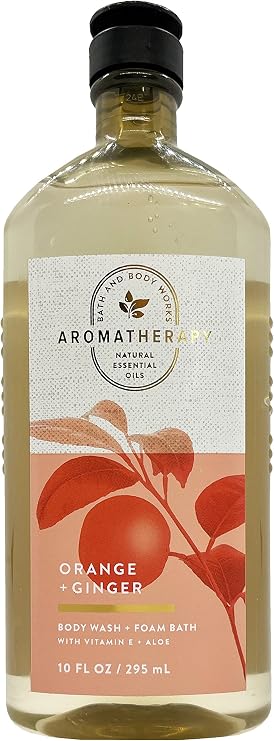 Bath & Body Works Aromatherapy Orange & Ginger Body Wash & Foam Bath