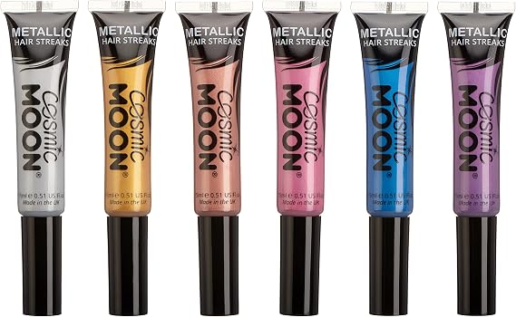 Cosmic Moon - Metallic Hair Streaks - 15ml (Set of 6)