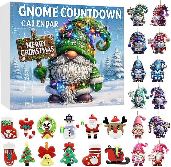 Christmas Advent Countdown 24 Days Christmas Countdown Calendar
