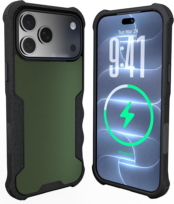 Smartish iPhone 18 Pro Max/17 Pro Max Case MagSafe, Gripzilla, Kale Crew