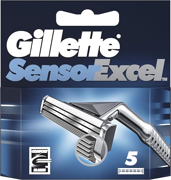 Gillette Sensor Excel, 5 Razor Blades