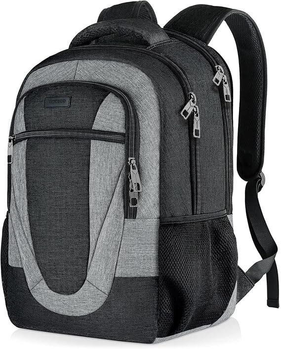 BIKROD Travel Laptop Backpack Men, School Backpacks for College Teen Boys Water Resistant Back Pack, Business Anti Theft Slim Sturdy Computer Bag Gifts Fits 15.6 Inch Laptop with USB Charging Port