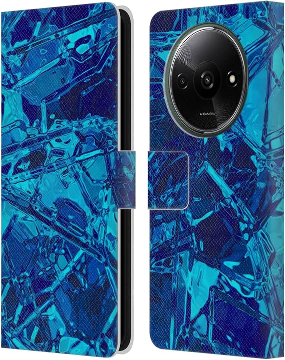 Head Case Designs Officially Licensed LebensArt Stained Glass Textures Leather Book Wallet Case Cover Compatible With Xiaomi Redmi A3