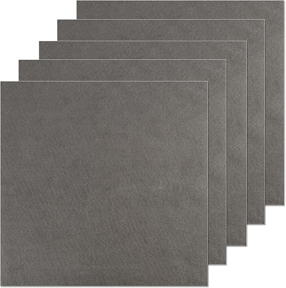 5 PCS Microfiber Glass Cleaning Cloths, Thickened Reusable Streak-Free Magic Fiber Cleaning Rags, Highly Absorbent and Lint-Free for Kitchen, Glass, Cars, Windows, for Cleaning Solutions (30x30CM)